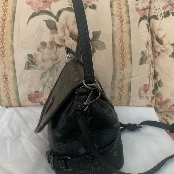 MCM Black Crossbody Bag with Monogram - Picture 5 of 16